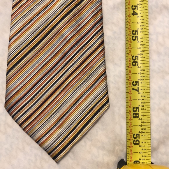 COUNTESS MARA TIE- Multi Copper/ Stripes - Picture 7 of 7